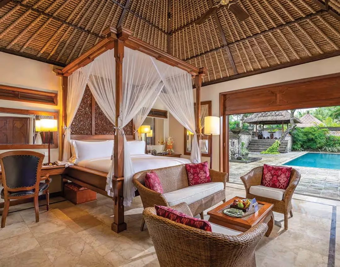 Luxury Garden View Villa with Private Pool - Bedroom