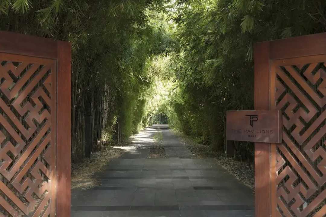 The Pavilions Bali - Resort Entrance