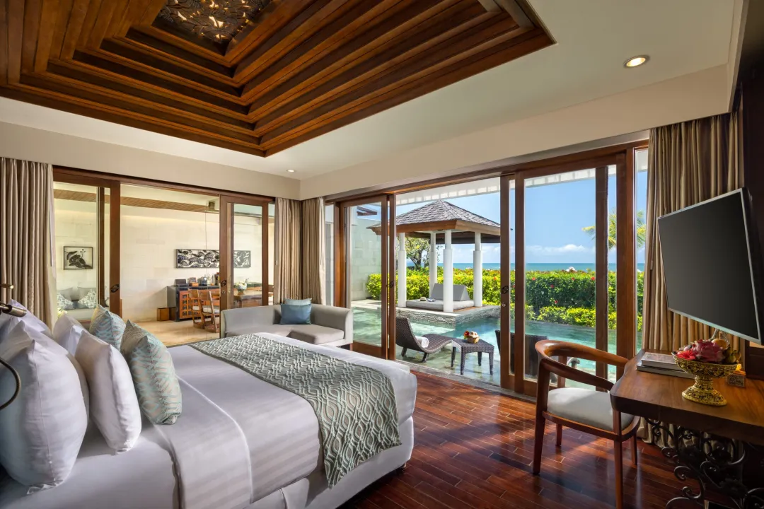 One Bedroom Ocean Pool Villa - Bedroom View