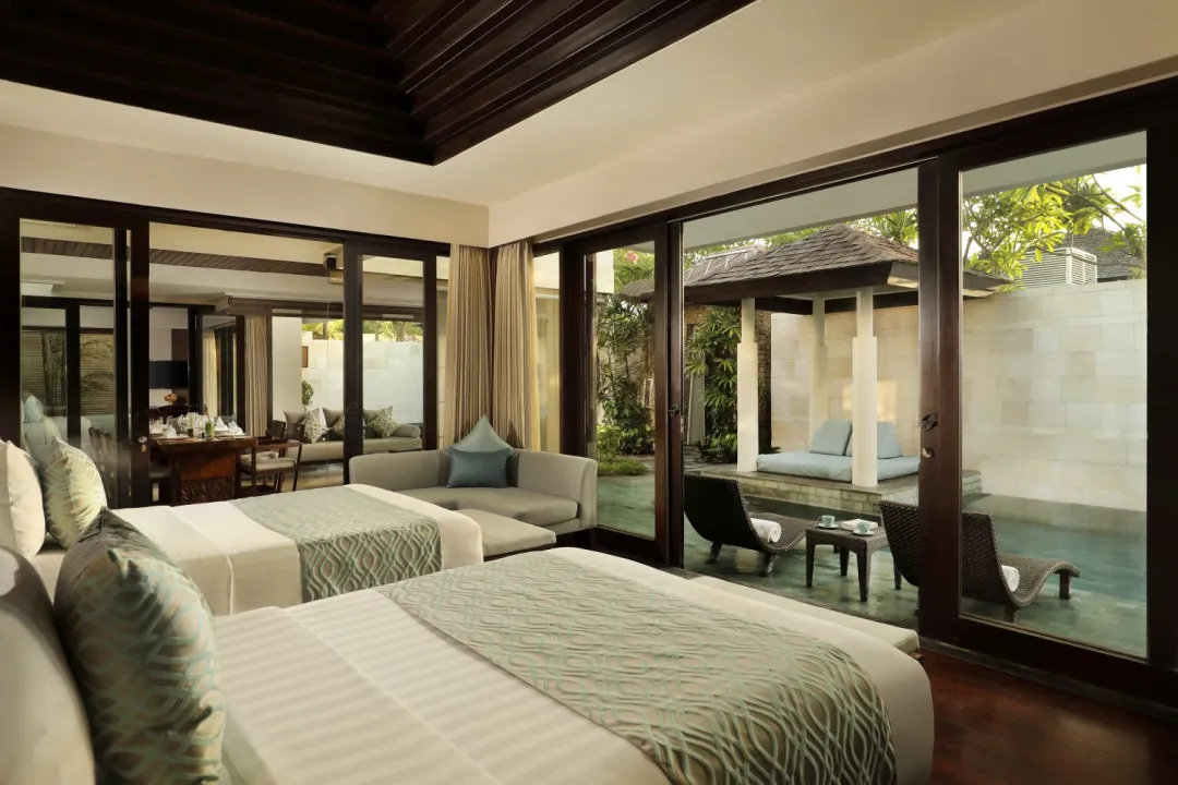 Two Bedroom Garden Pool Villa - Twin Bed