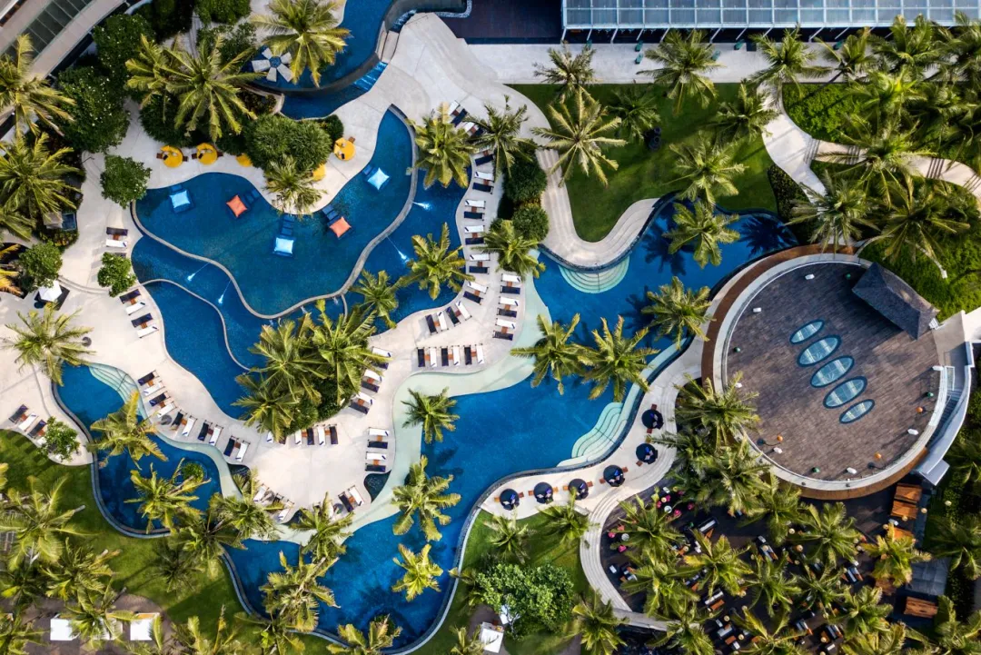 W Bali Seminyak - Pool Aerial View