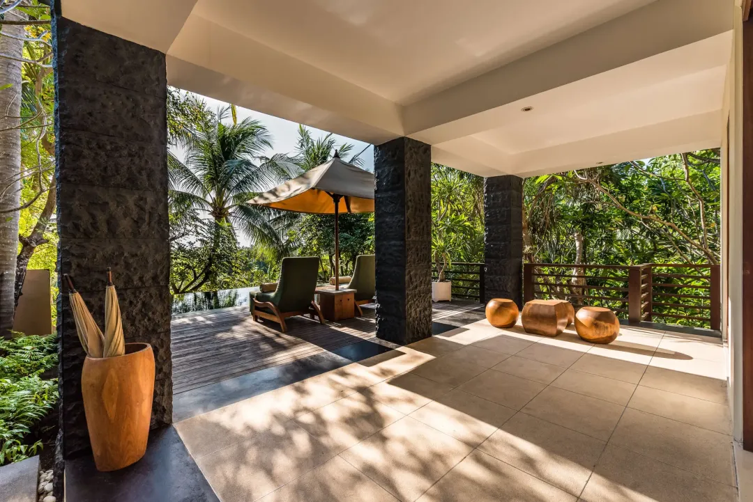 One Bedroom Luxury Villa - Terrace Seating Aeria