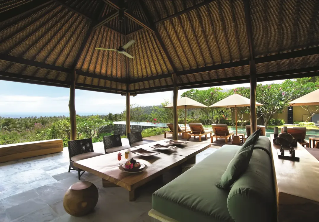 Three Bedroom Luxury Villa - Terrace Seating Aeria