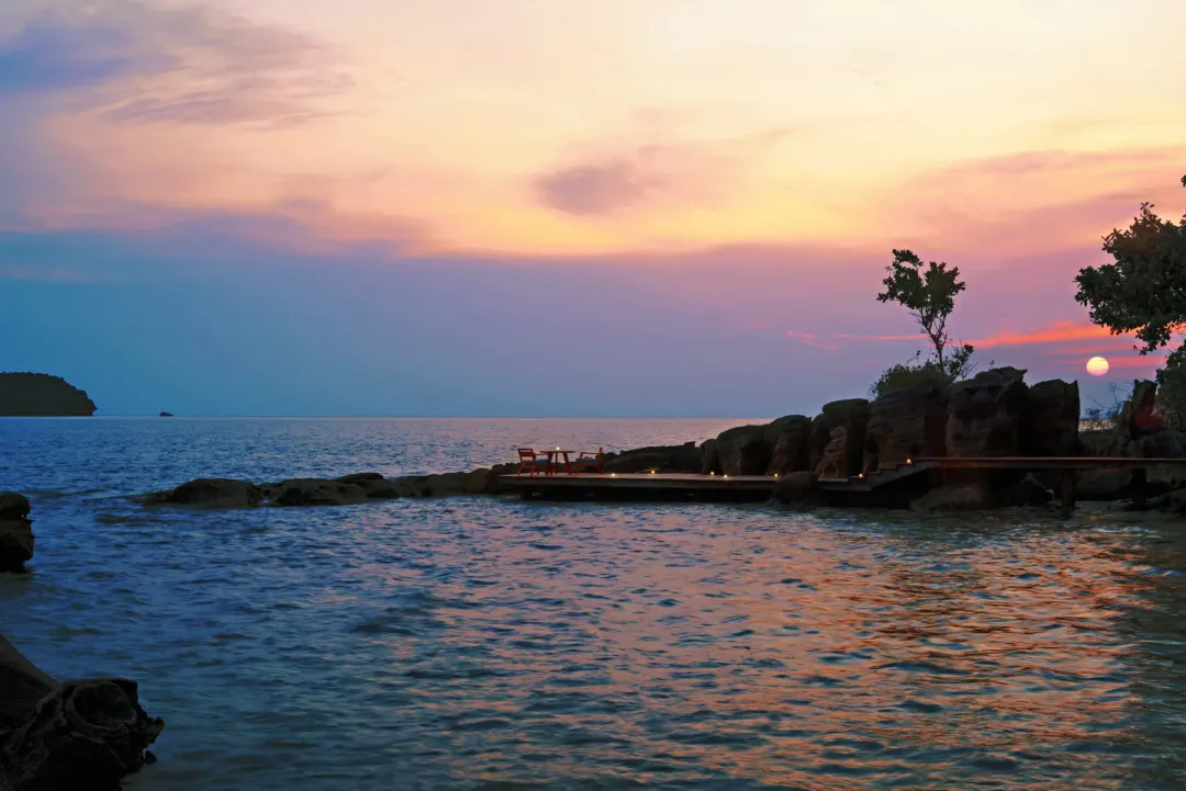 Six Senses Krabey Island - Dining with Sea View
