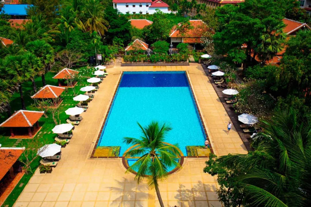 Royal Angkor Resort & Spa  - Pool Aerial View