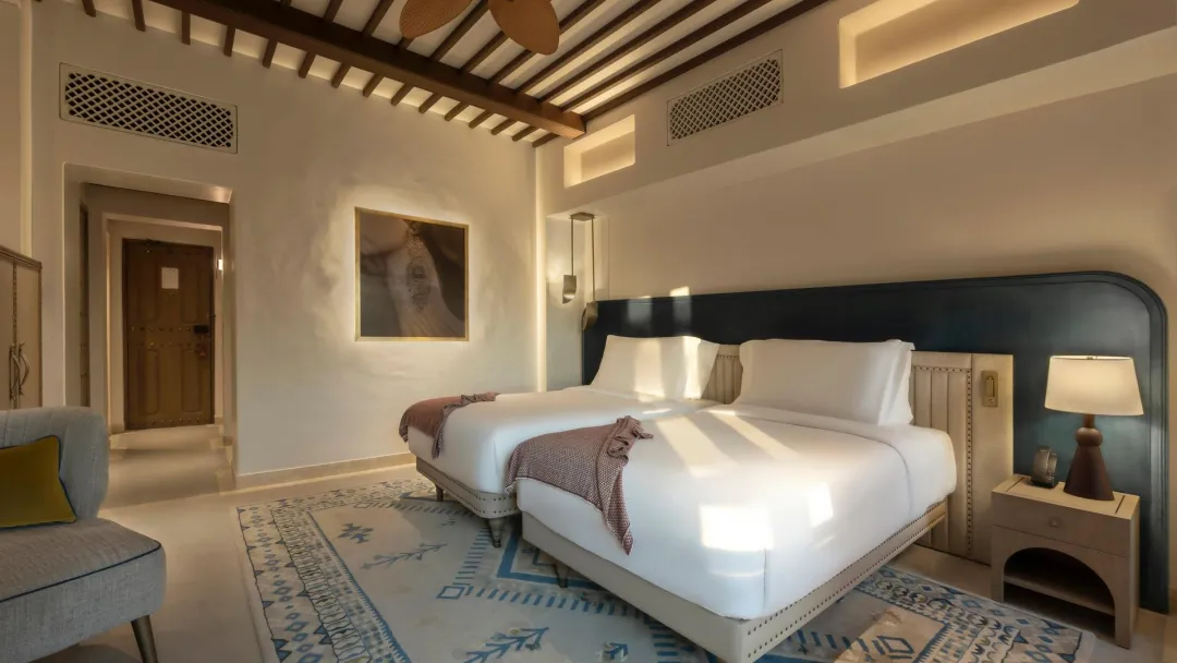 Odysseys Travel - Bab Al Shams - Rooms - Deluxe Garden View Room - Bedroom