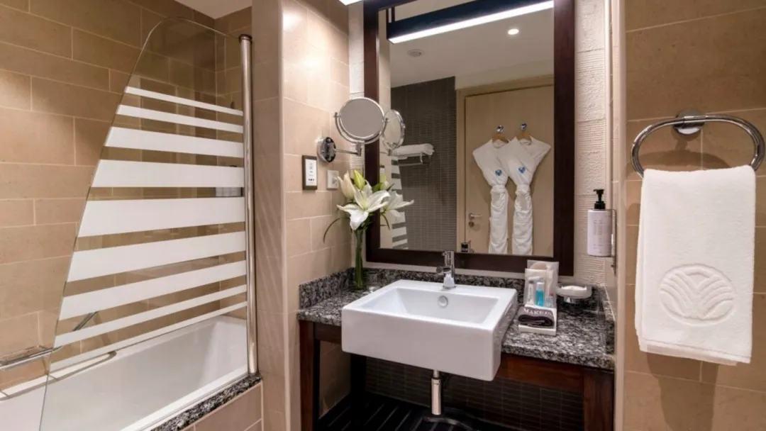Odysseys Travel - Amwaj Rotana - Rooms - Ain Dubai Sea View Room with Balcony - Bathroom