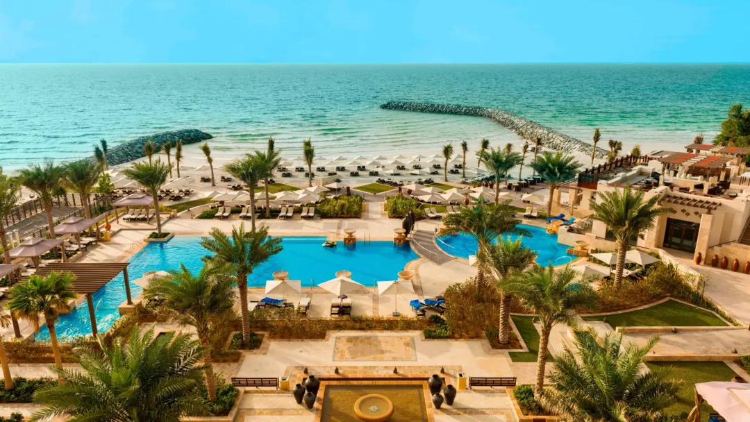 Odysseys Travel - Ajman Saray - Pool Aerial