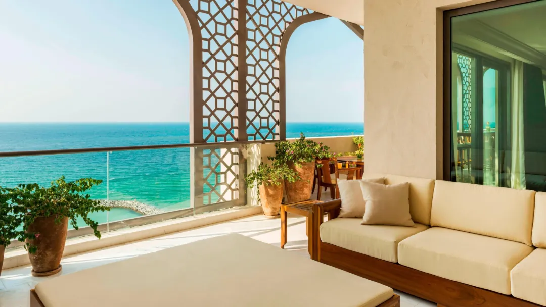 Odysseys Travel - Ajman Saray - Deluxe Sea View Room - Balcony