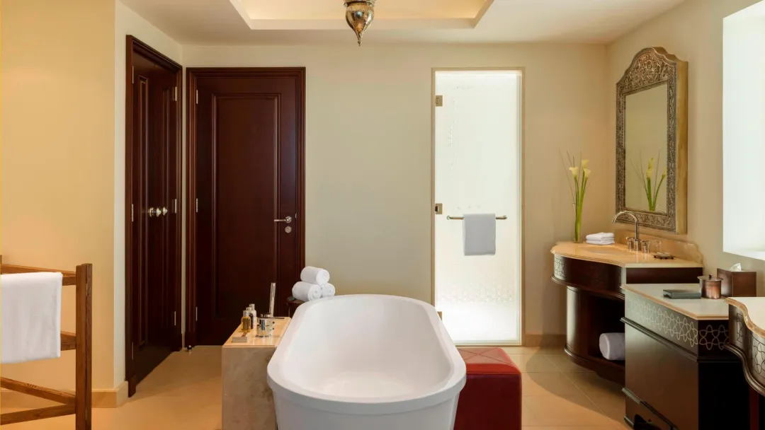 Odysseys Travel - Ajman Saray - Al Dana Creek View Suite - Bathroom