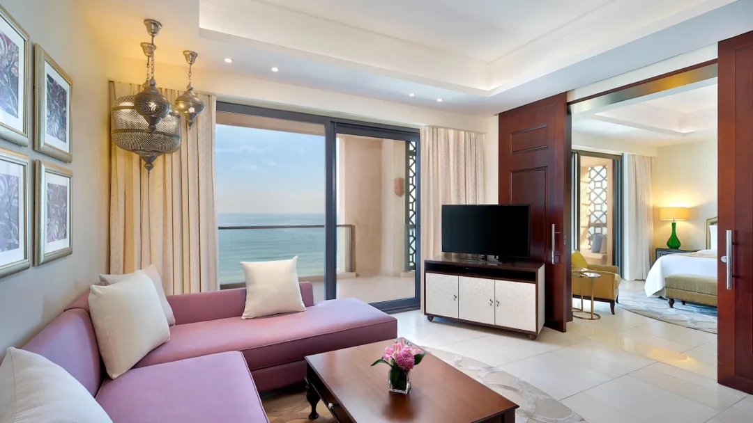 Odysseys Travel - Ajman Saray - Al Dana Sea View Suite - Living Area
