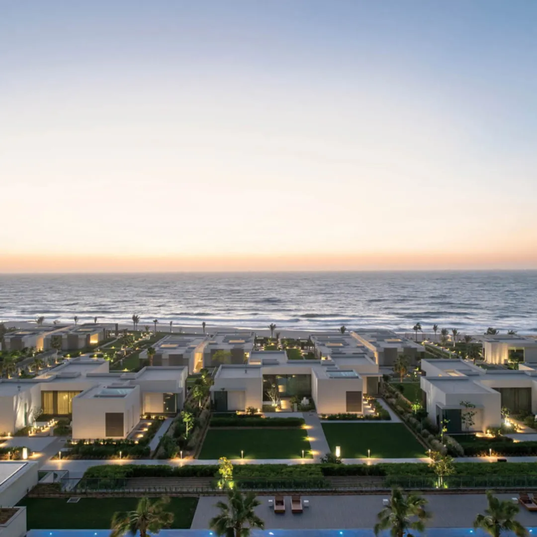Odysseys Travel - Al Zorah Beach Resort - Beach Aerial View