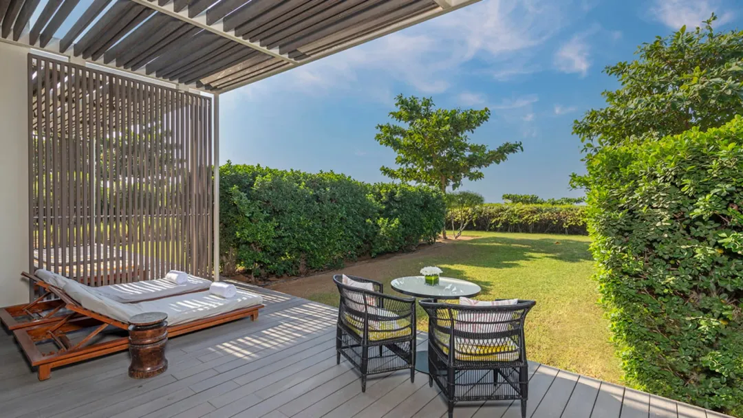 Odysseys Travel - Al Zorah Beach Resort - Premier Room with Private Garden - Terrace