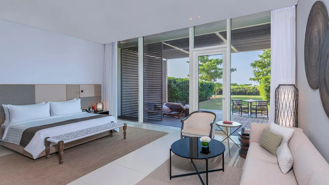 Odysseys Travel - Al Zorah Beach Resort - Deluxe Suite with Private Garden - Bedroom