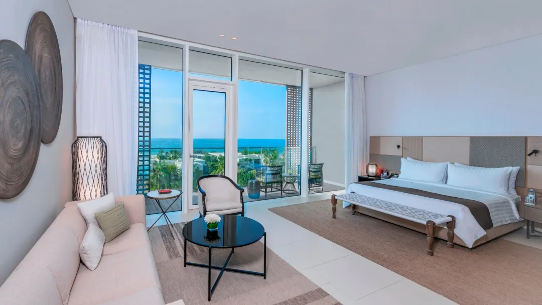 Odysseys Travel - Al Zorah Beach Resort - Premier Ocean View Suite with Private Terrace - Bedroom
