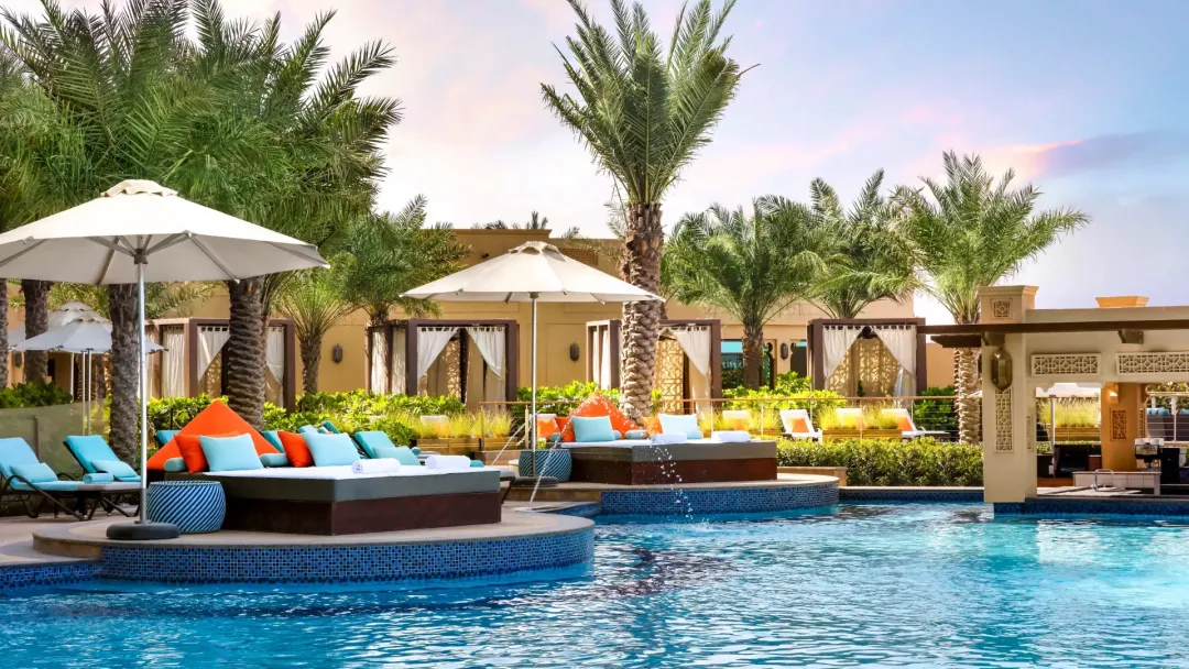 Odysseys Travel - Fairmont Ajman - Pool Cabanas