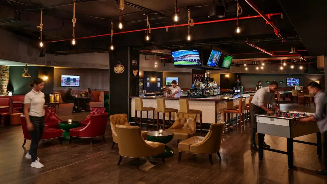 Odysseys Travel - Fairmont Ajman - Xolo Sports Bar - Interior