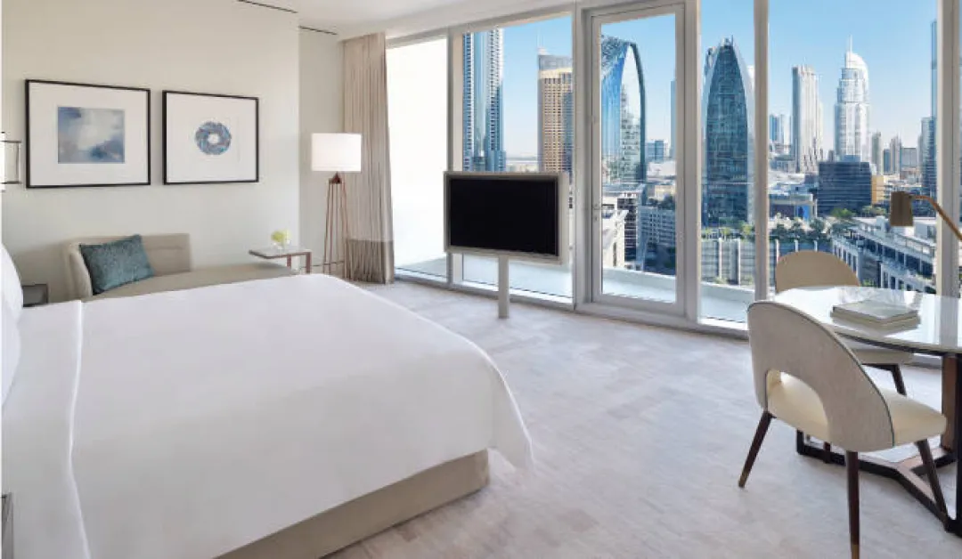 Odysseys Travel - Address Sky View - Rooms - Premier Burj Khalifa View Room King - Bedroom