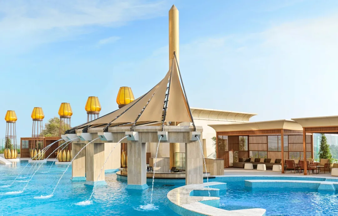 Odysseys Travel - Raffles Dubai - Pool Pavilion