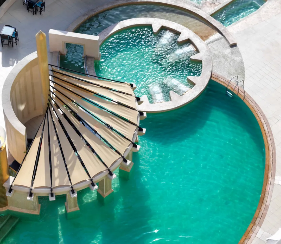 Odysseys Travel - Raffles Dubai - Spa Pool
