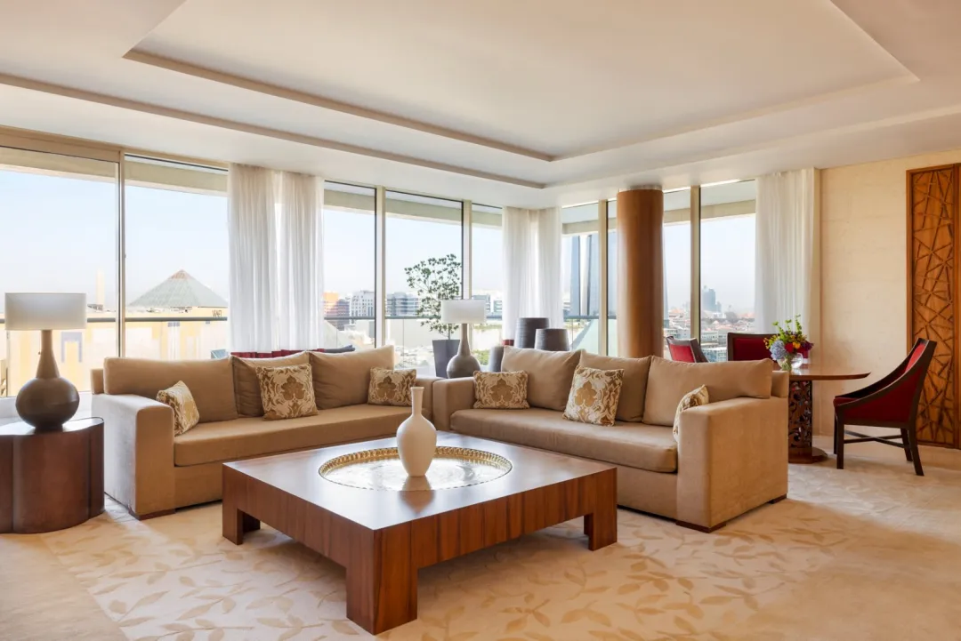 Odysseys Travel - Raffles Dubai - Raffles Club King - Living Area
