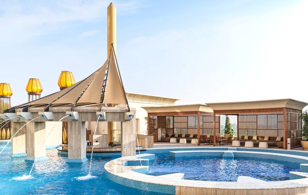 Odysseys Travel - Raffles Dubai - Pool Restaurant & Bar - Poolside