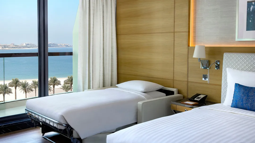 Odysseys Travel - Marriott Resort Palm Jumeirah Dubai - Rooms - Palm Deluxe King - Room Interior