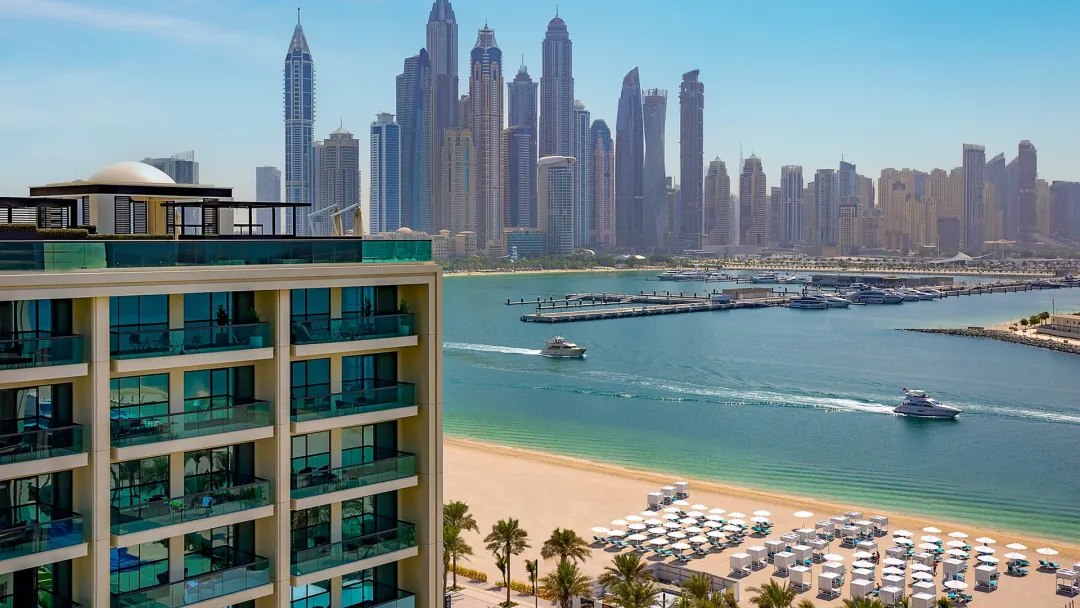 Odysseys Travel - Marriott Resort Palm Jumeirah Dubai - Rooms - Palm Sea View King - Sea View