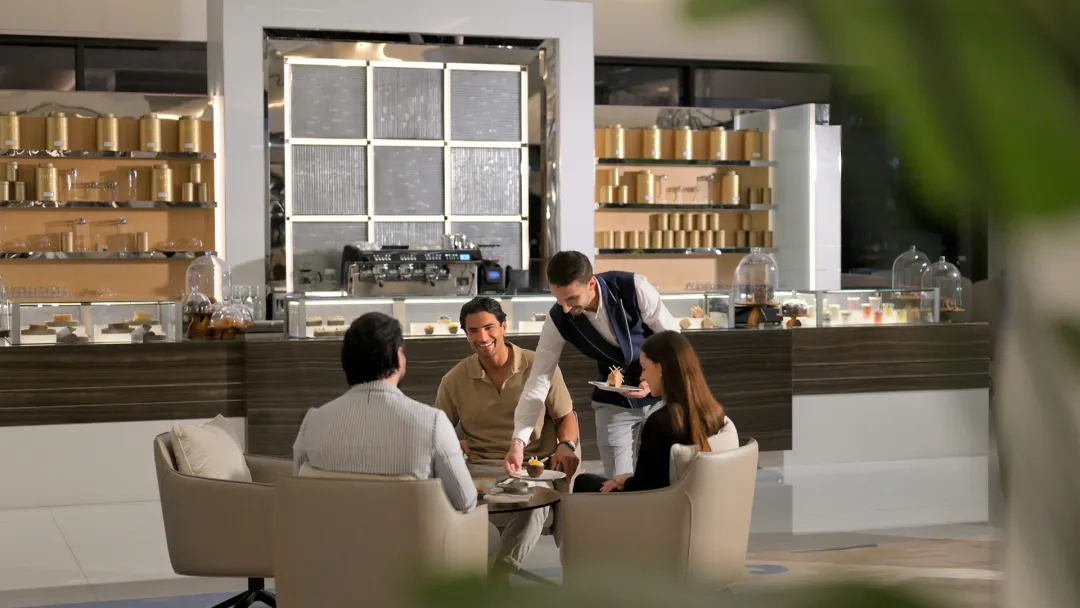 Odysseys Travel - Marriott Resort Palm Jumeirah Dubai - Lobby Lounge - Interior set up