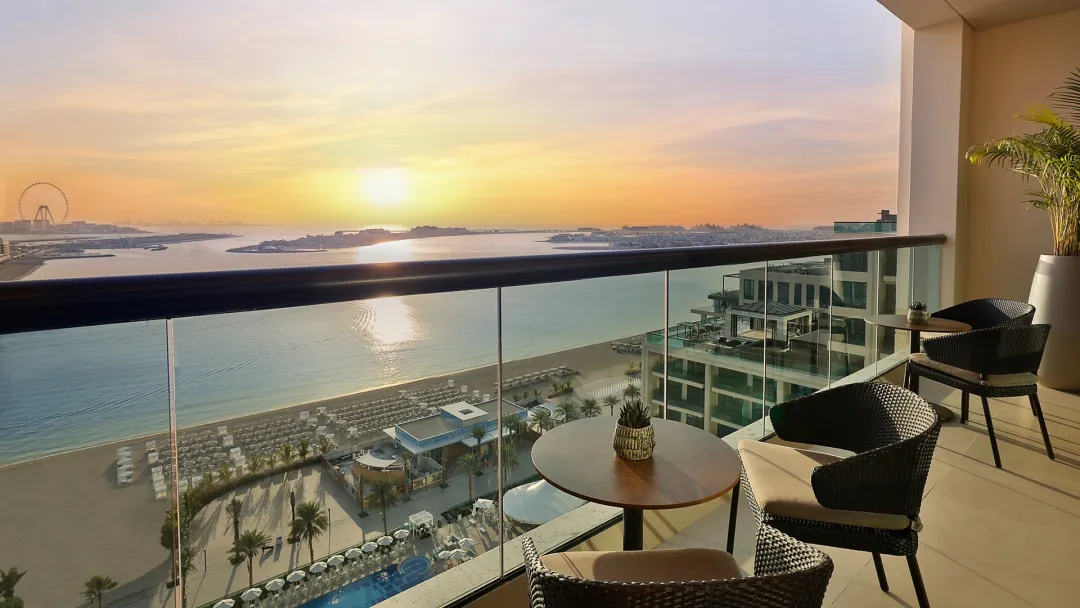 Odysseys Travel - Marriott Resort Palm Jumeirah Dubai - M Club Balcony