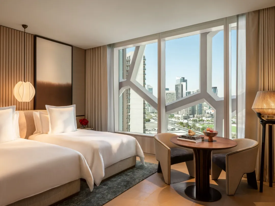 Odysseys Travel - Rosewood Doha - Rooms - Deluxe Gulf View Room - Lusail