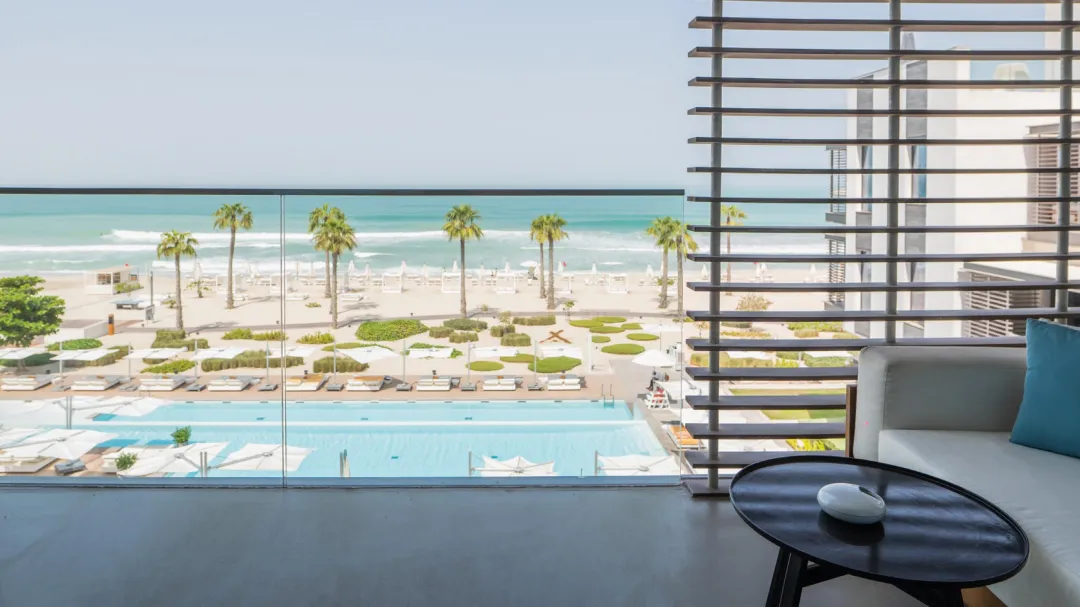 Odysseys Travel - Nikki Beach Resort & Spa Dubai - Rooms - Covet Room Seaview King - Balcony