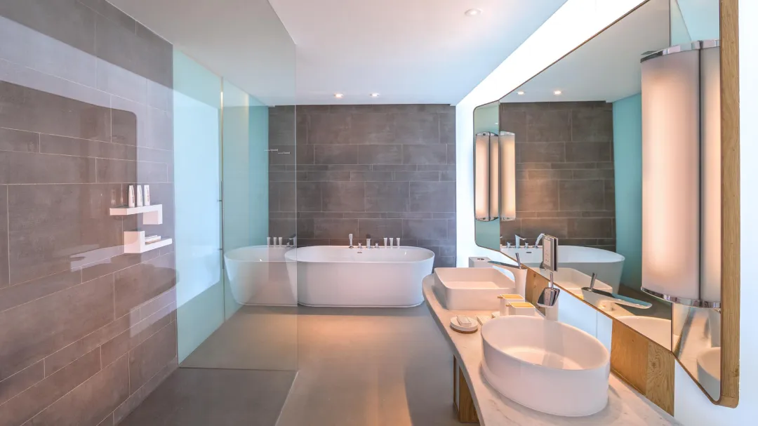 Odysseys Travel - Nikki Beach Resort & Spa Dubai - Rooms - Luux Room Seaview King - Bathroom