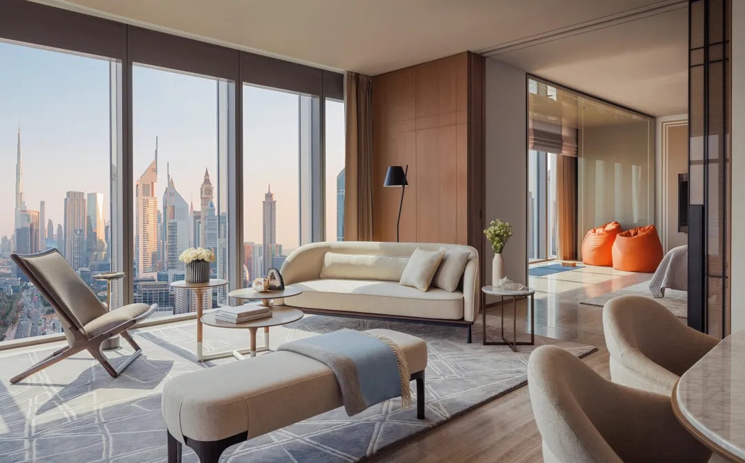 Odysseys Travel - One&Only One Za’abeel - Rooms - Two-Bedroom Signature Family Suite - Living Room