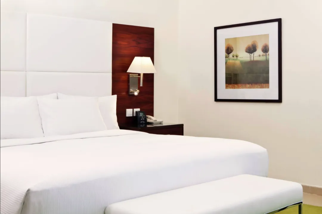 Odysseys Travel - Hilton Dubai The Walk - King Guest Room - Bedroom Detail