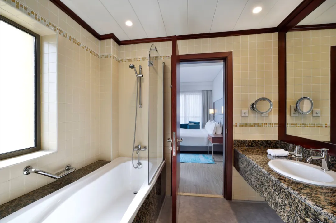Odysseys Travel - Hilton Dubai The Walk - Two Bedroom Family Suite with Balcony - Bathroom