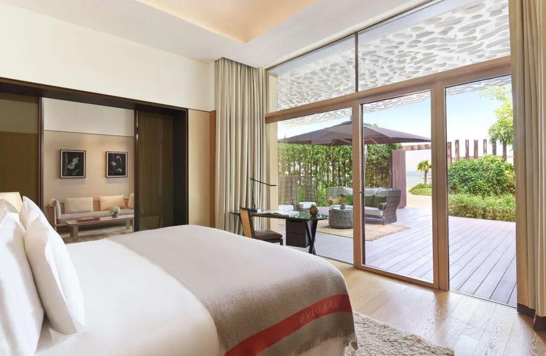 Odysseys Travel - Bvlgari Resort Dubai - Garden Junior Suite - Bedroom
