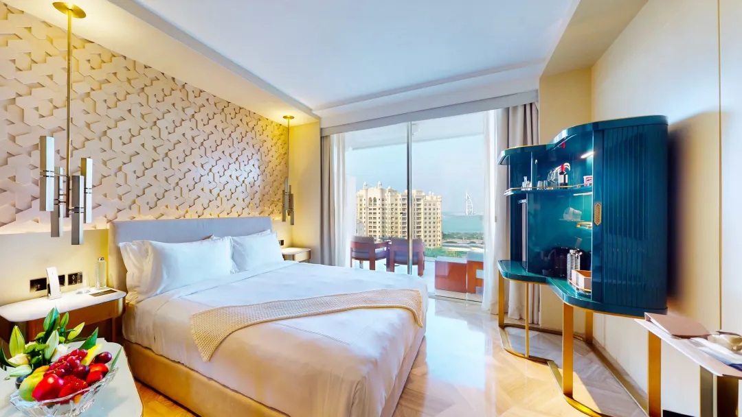 Odysseys Travel - Five Palm Jumeirah - Superior Sea View Guest Room - Bedroom