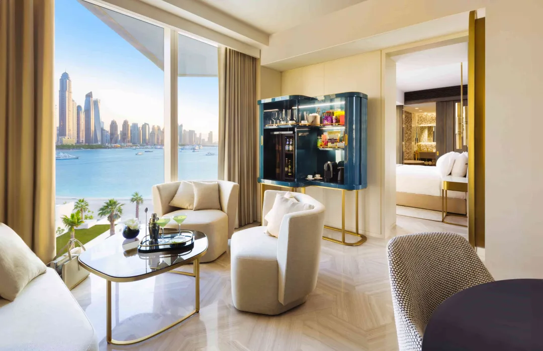 Odysseys Travel - Five Palm Jumeirah - Junior Suite Sea View - Living Area
