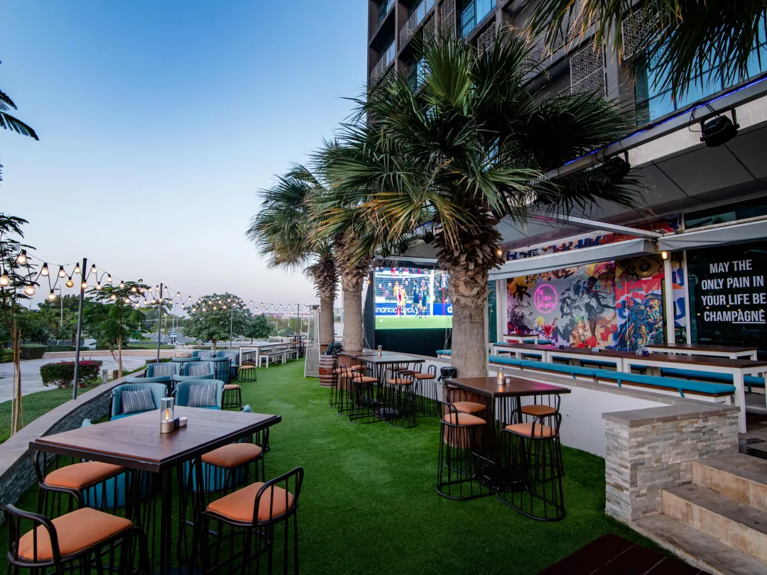 Odysseys Travel - Yas Plaza Marina by IHG - Y Bar - Outdoor Seating