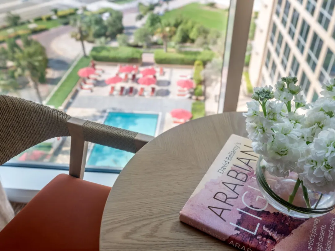 Odysseys Travel - Yas Plaza Circuit - Yas Island by IHG - One Queen Family Suite Pool View Theme Park Access - Pool View
