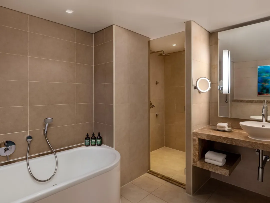 Odysseys Travel - Yas Plaza Mangroves by IHG - Two Twin Deluxe Plaza View Theme Park Access - Bathroom