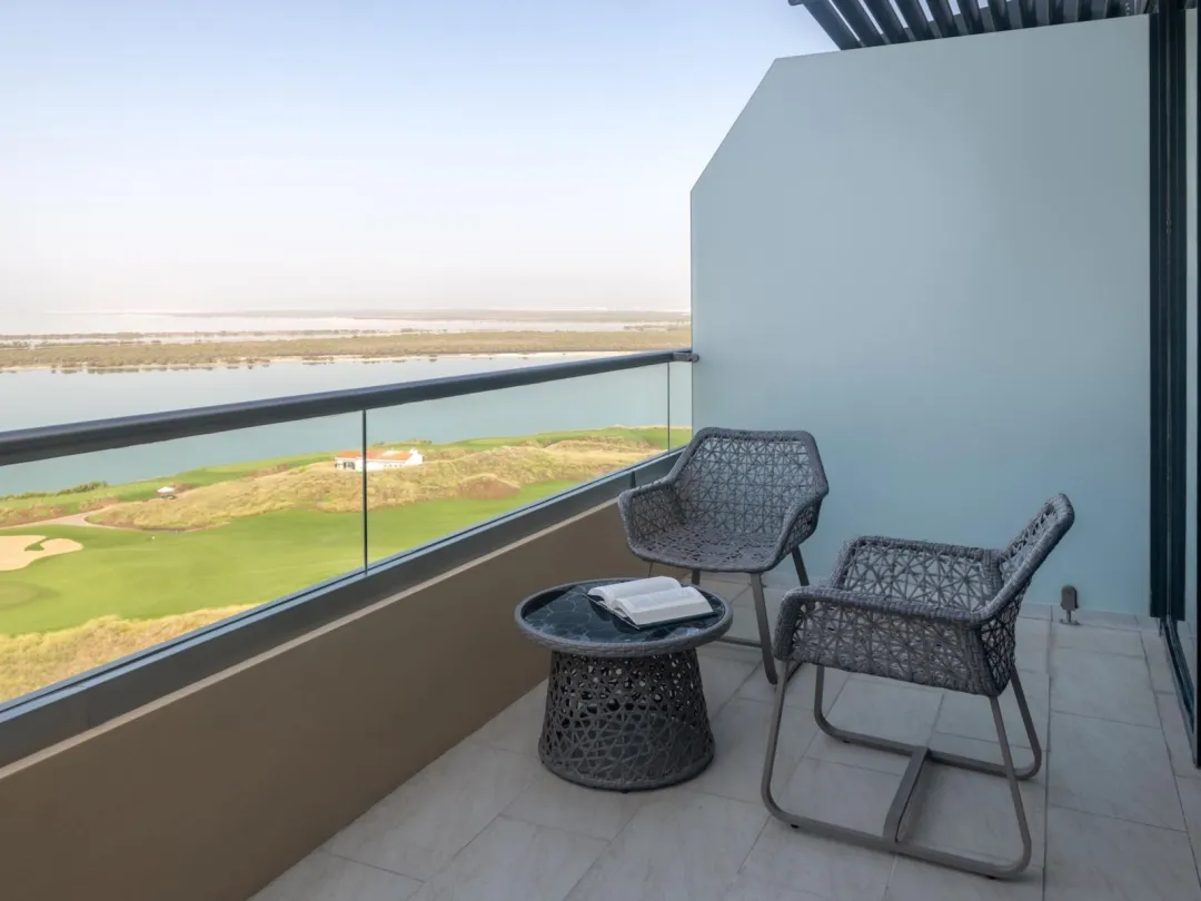 Odysseys Travel - Yas Plaza Mangroves by IHG - Two Twin Deluxe Plaza View Balcony Theme Park Access - Balcony