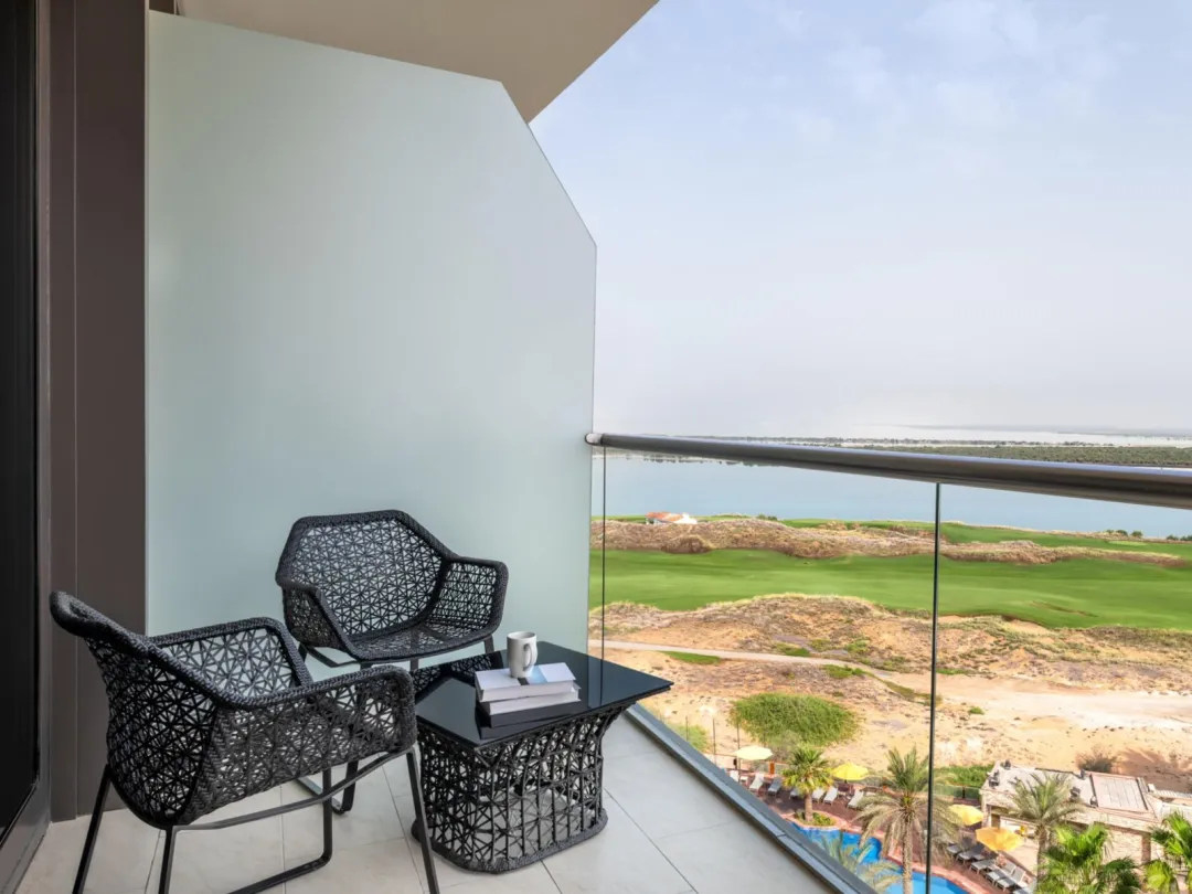 Odysseys Travel - Yas Plaza Bay - One Bedroom Suite Sea View Balcony - Balcony