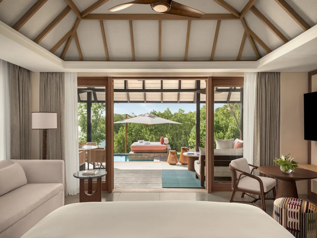 Odysseys Travel - Four Seasons Resort Mauritius at Anahita - Island Garden Pool Villa - Bedroom