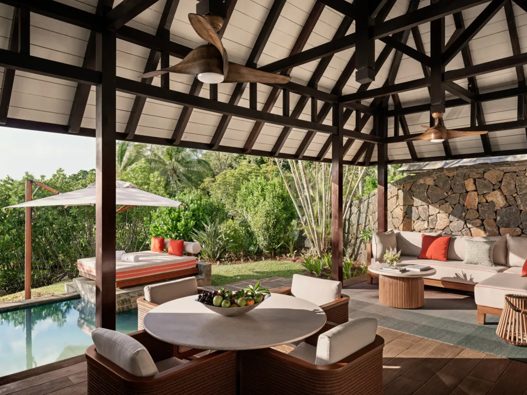 Odysseys Travel - Four Seasons Resort Mauritius at Anahita - Island Garden Pool Villa - Lounge