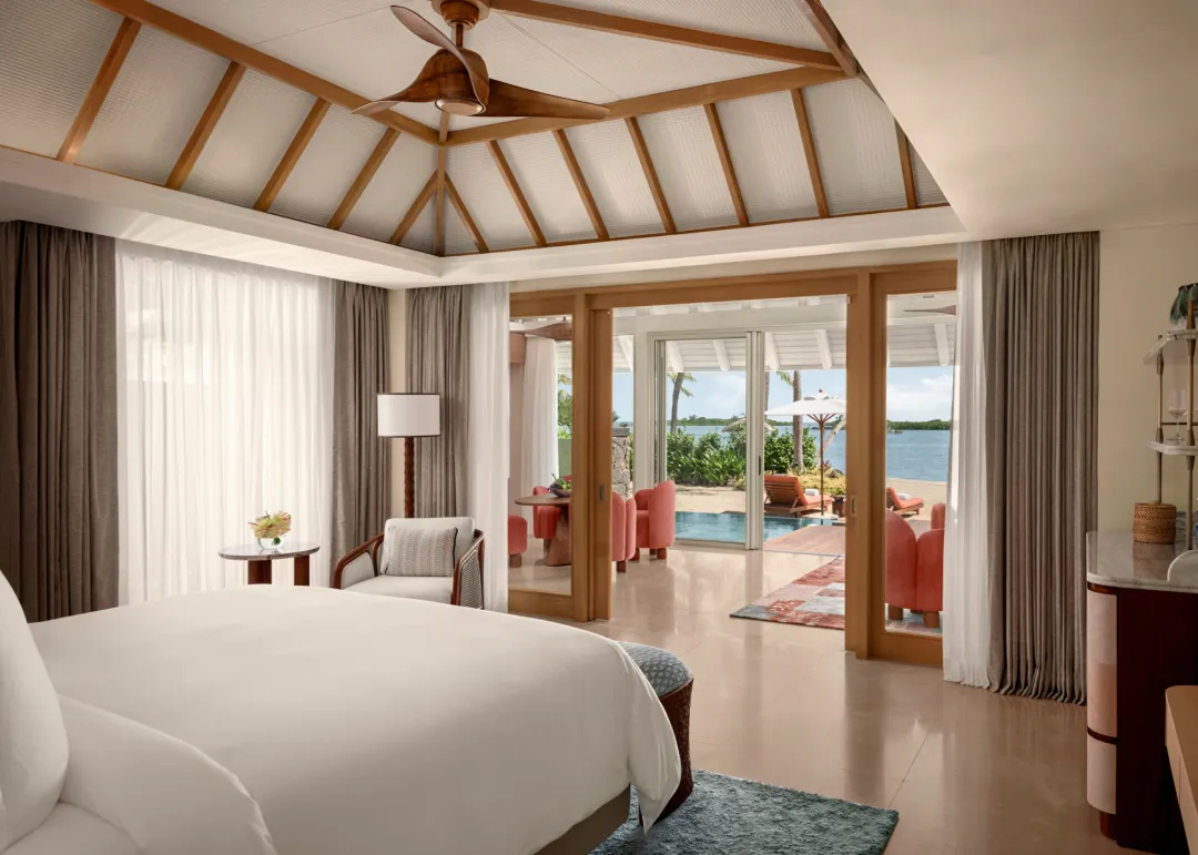 Odysseys Travel - Four Seasons Resort Mauritius at Anahita - Premium Beach-View Pool Villa - Bedroom