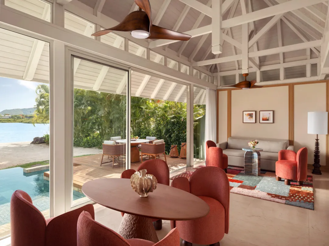 Odysseys Travel - Four Seasons Resort Mauritius at Anahita - Premium Beach-View Pool Villa - Lounge
