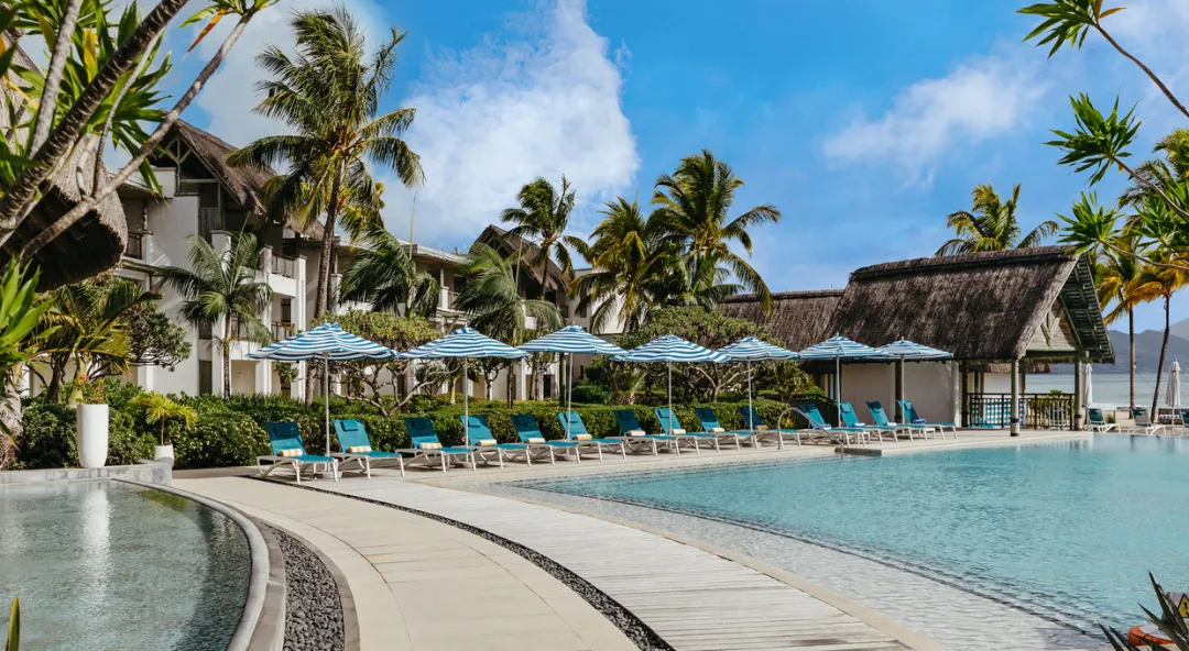 Odysseys Travel - Preskil Island Resort Mauritius - Exterior - Pool and Beach Club