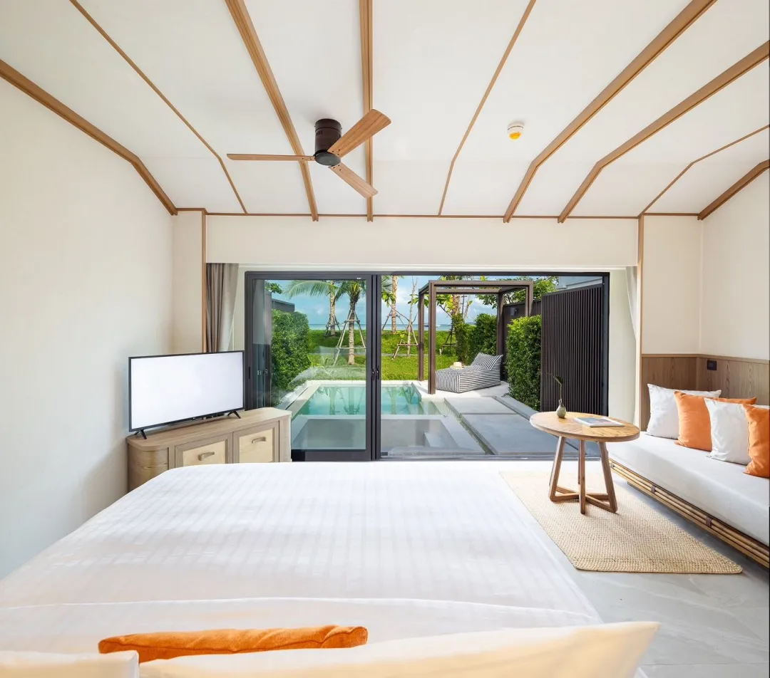 Odysseys Travel - The Culture Samui - Beachfront Pool Villas - Bedroom